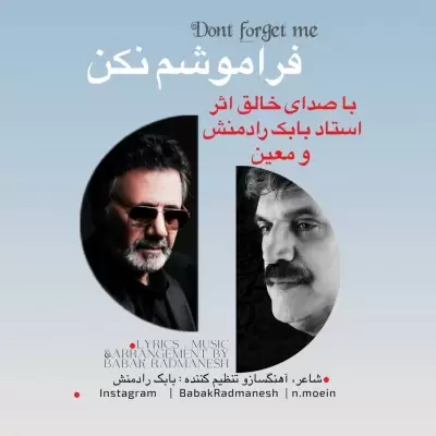Babak Radmanesh – Faramoosham Nakon (Ft Moein) Babak Radmanesh – Faramoosham Nakon (Ft Moein)